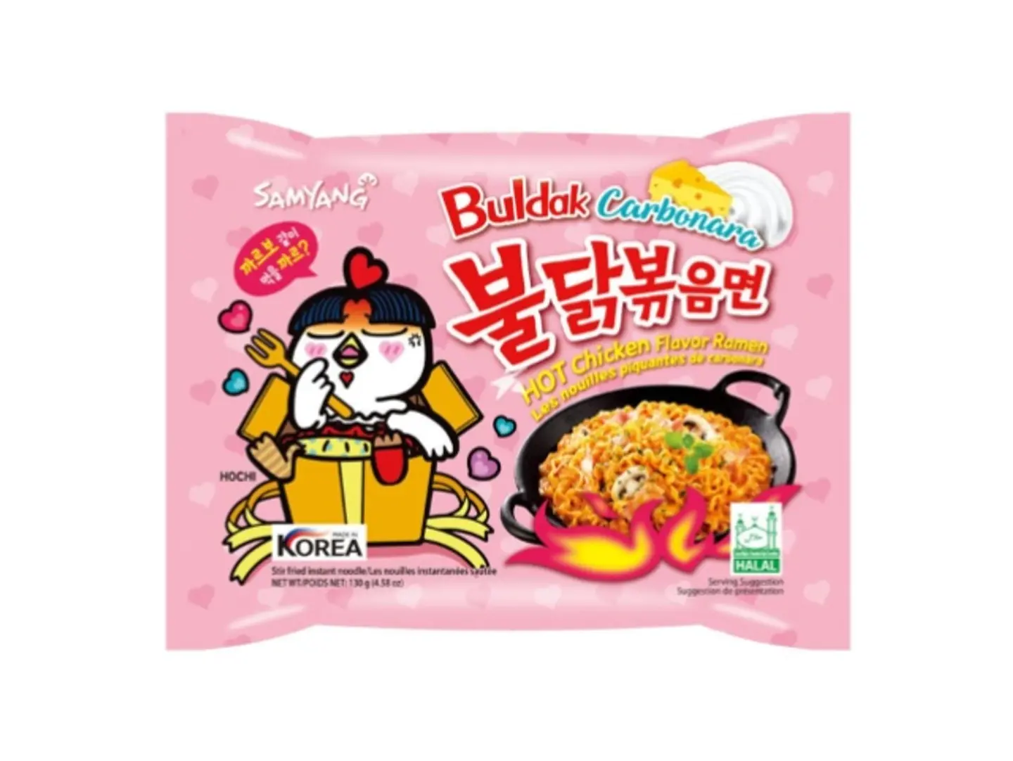 Samyang Buldak Carbo Hot Chicken Flavor Ramen 130g