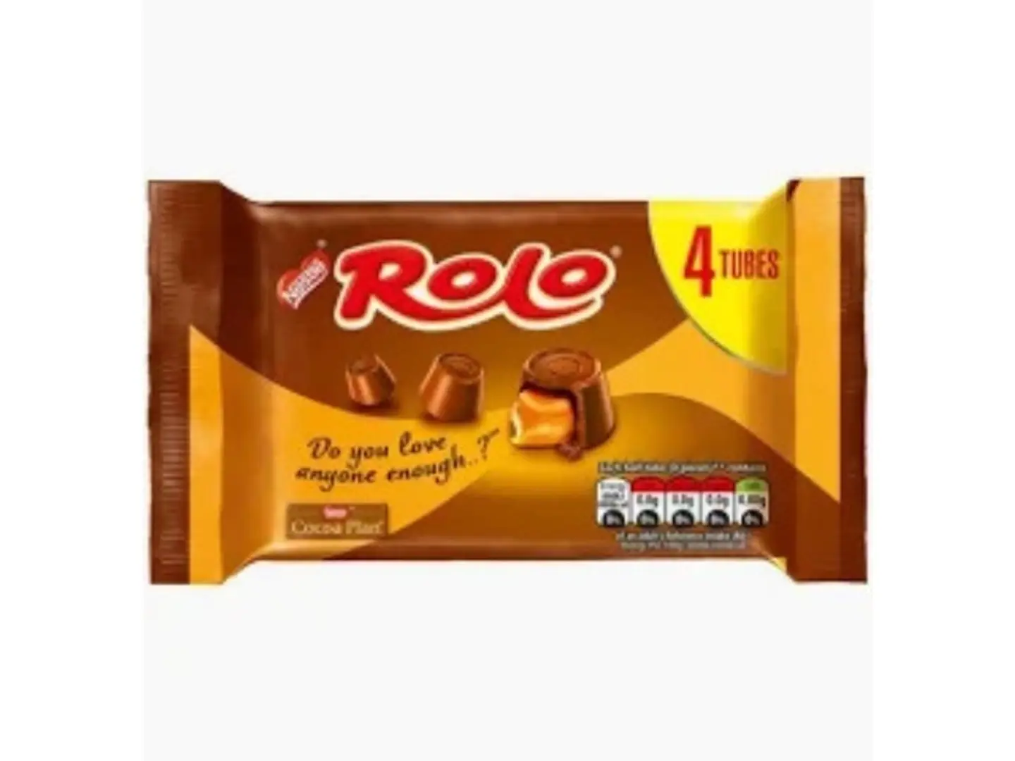 Milk Chocolate Rolls With Soft Toffee, 4 Pcs, 166.4g