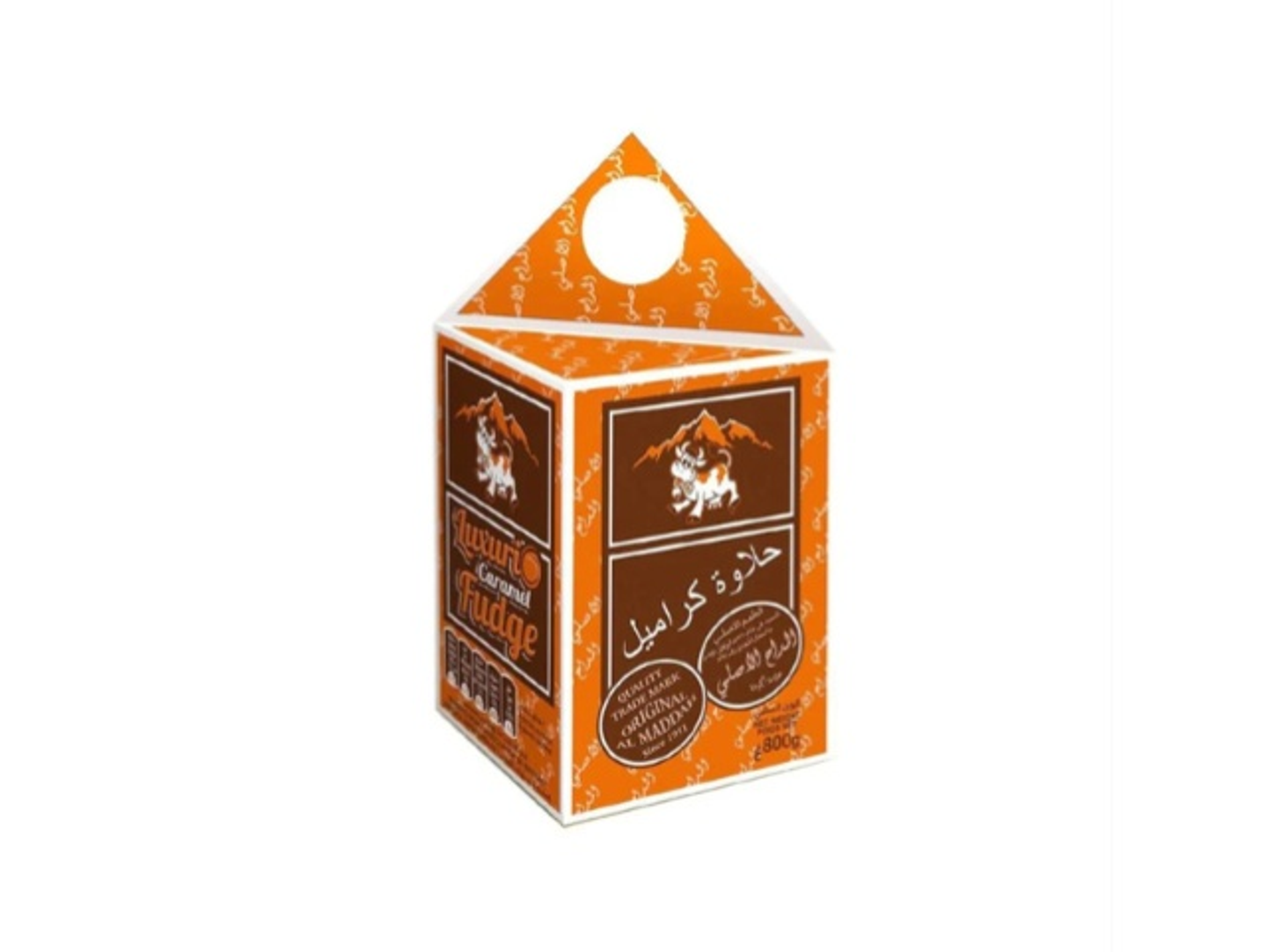 لكشوريو المداح حلاوة كراميل الاصلي ابو بقرة محشوة بالكراميل 200 جرام