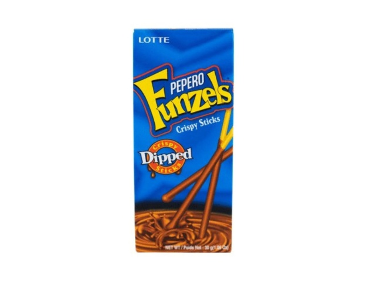 Lot Crispy Chocolate Funzels Sticks 30g