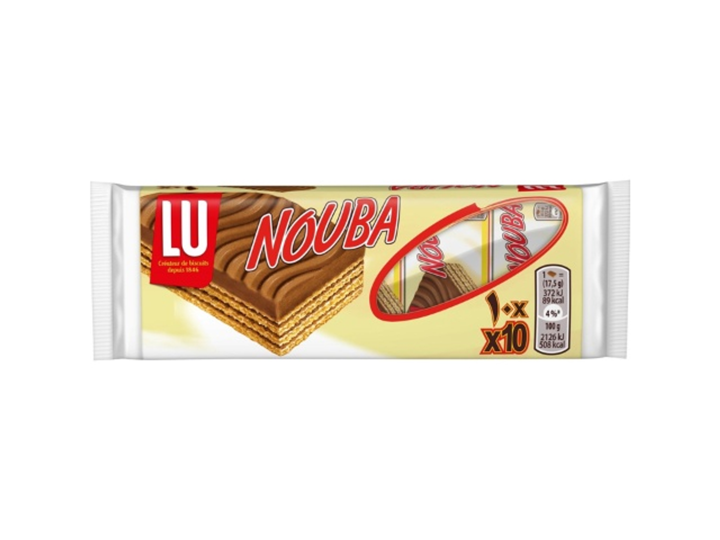 Lo Nouba Chocolate Wafer 10 Pieces 17.5g