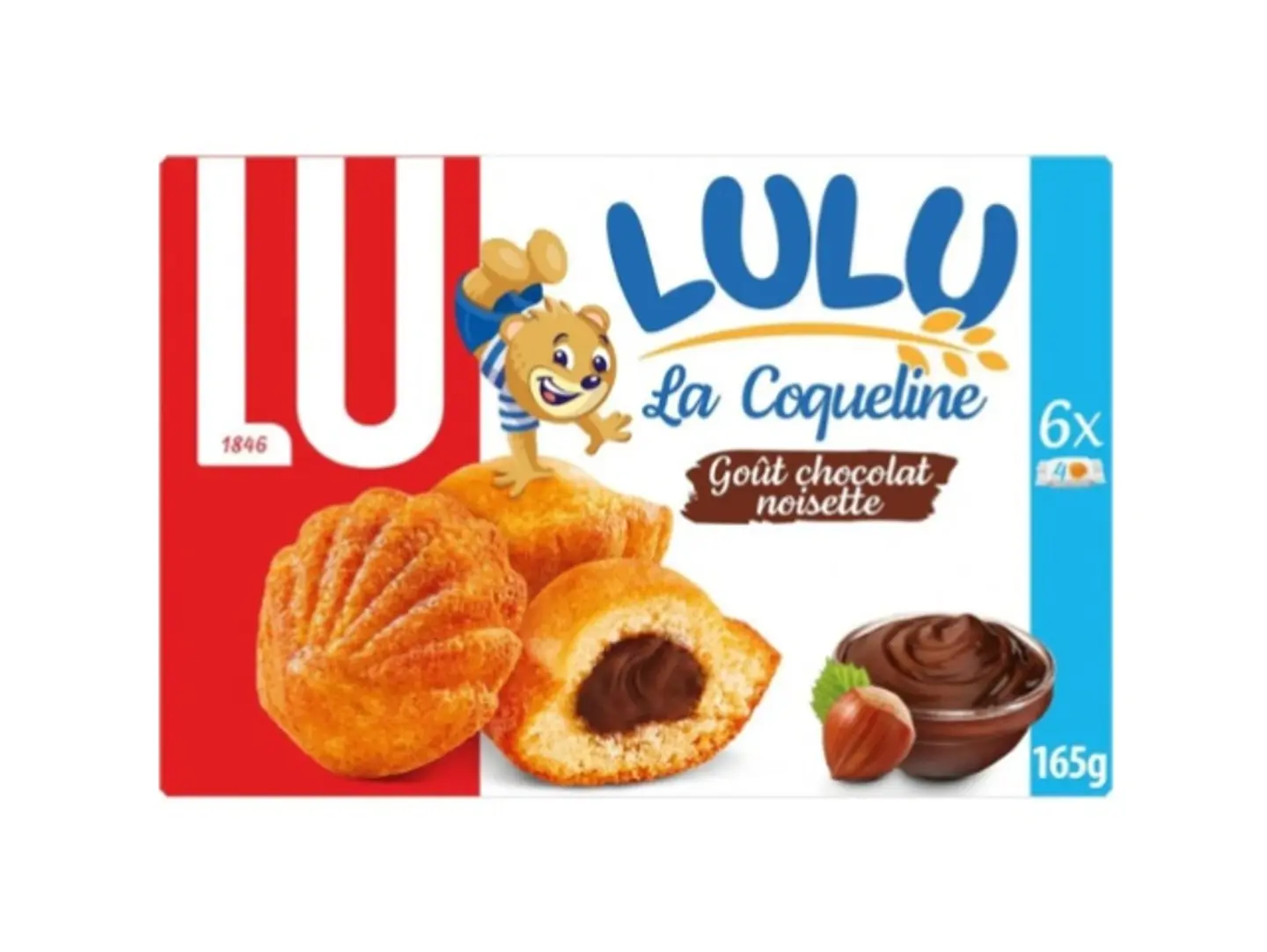 Lulu Coqueline Cake Filled With Hazelnut Chocolate 165 G