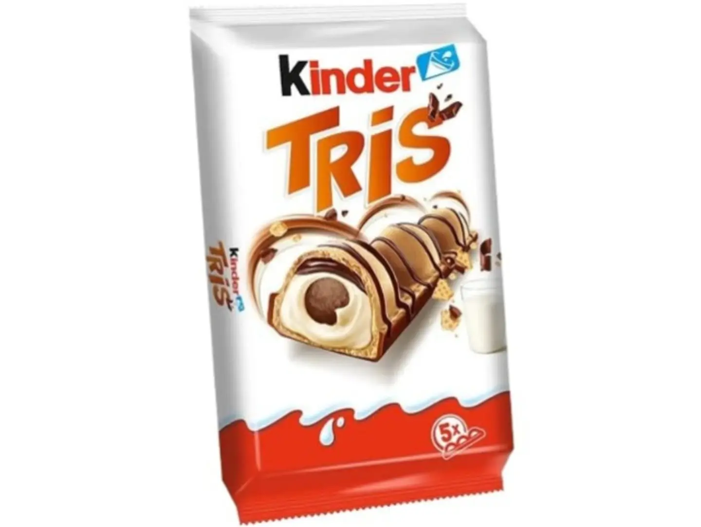 Kinder Tres With Chocolate And Milk, 5 Pieces