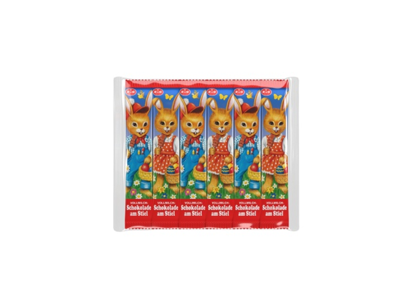 Intensity Of Sticks Milk Chocolate German Bunny 6 Pieces