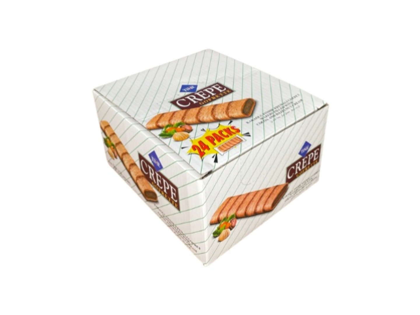 ويفر كريب بحشوة البندق علبة 24 حبة