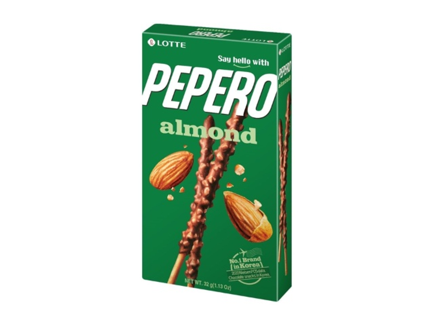 Pepero With Chocolate And Almonds 32g