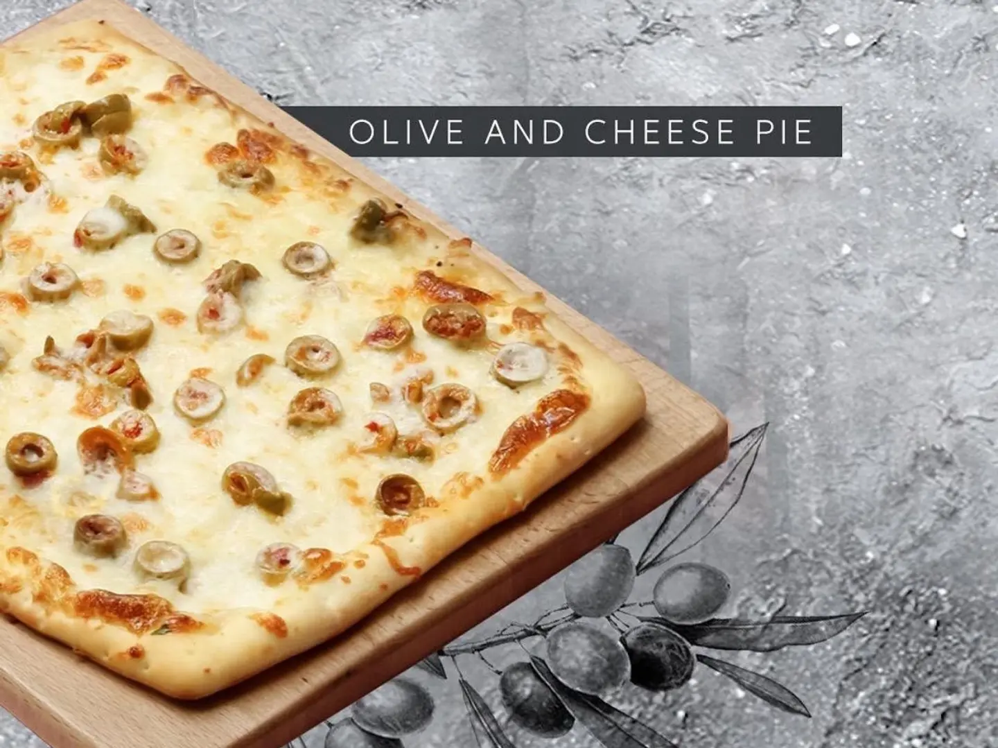 فطيرة جبن و زيتون