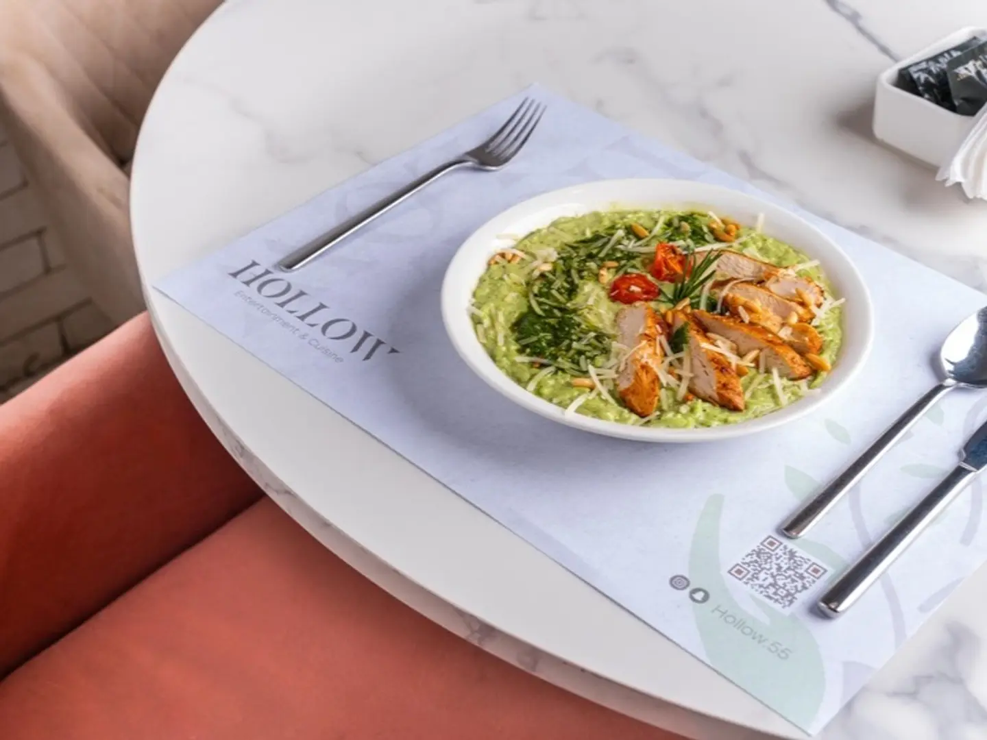 Lebanese Risotto With Pesto