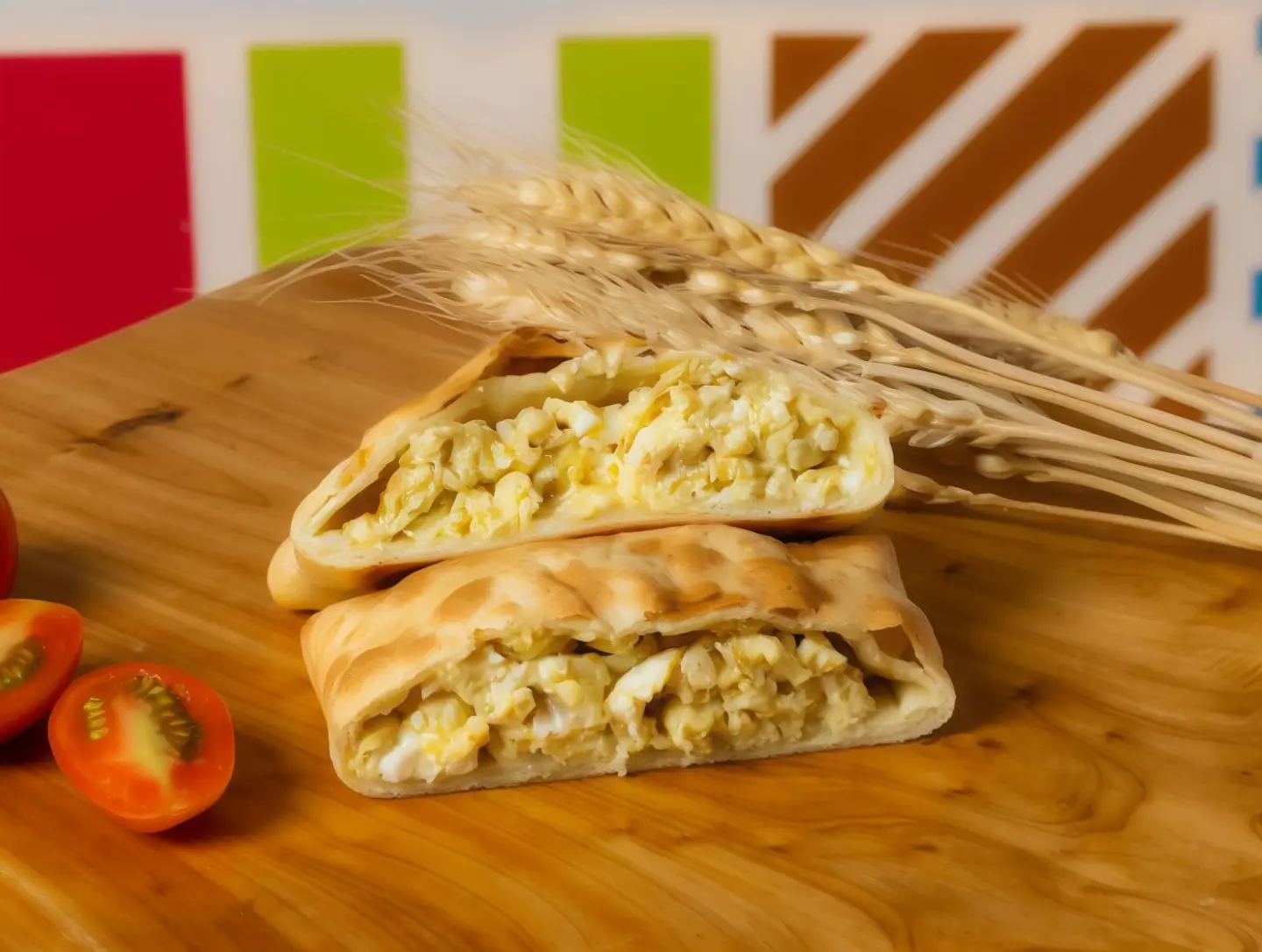 مربعه بيض جبن