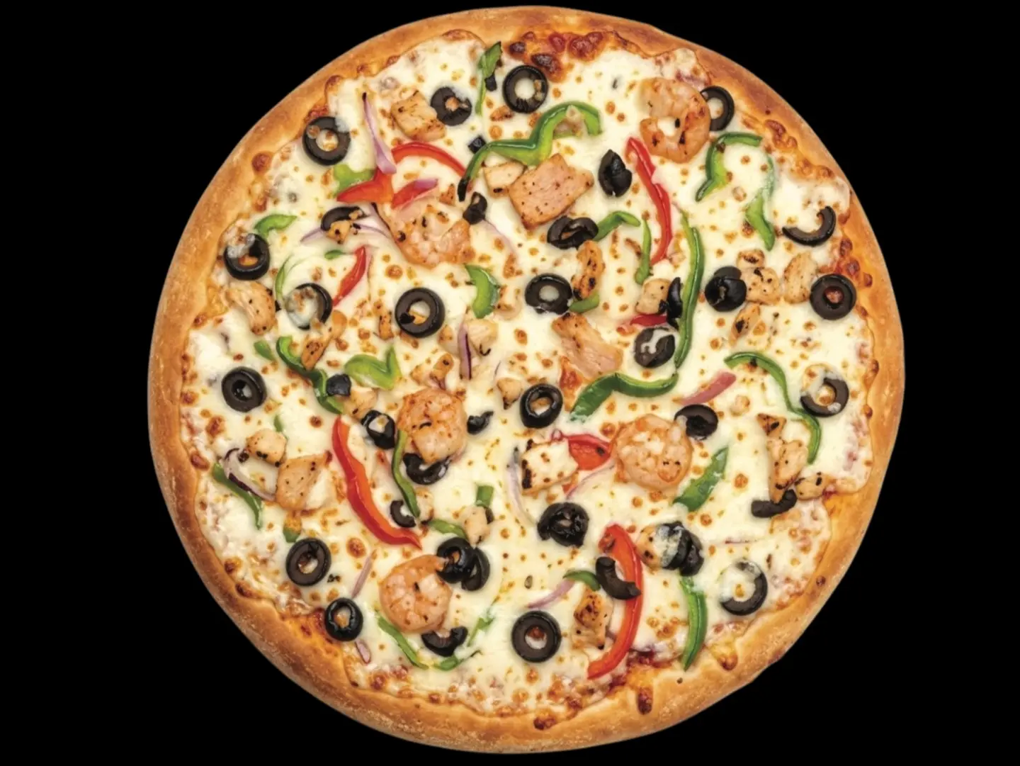 Shrimp Pizza - Big