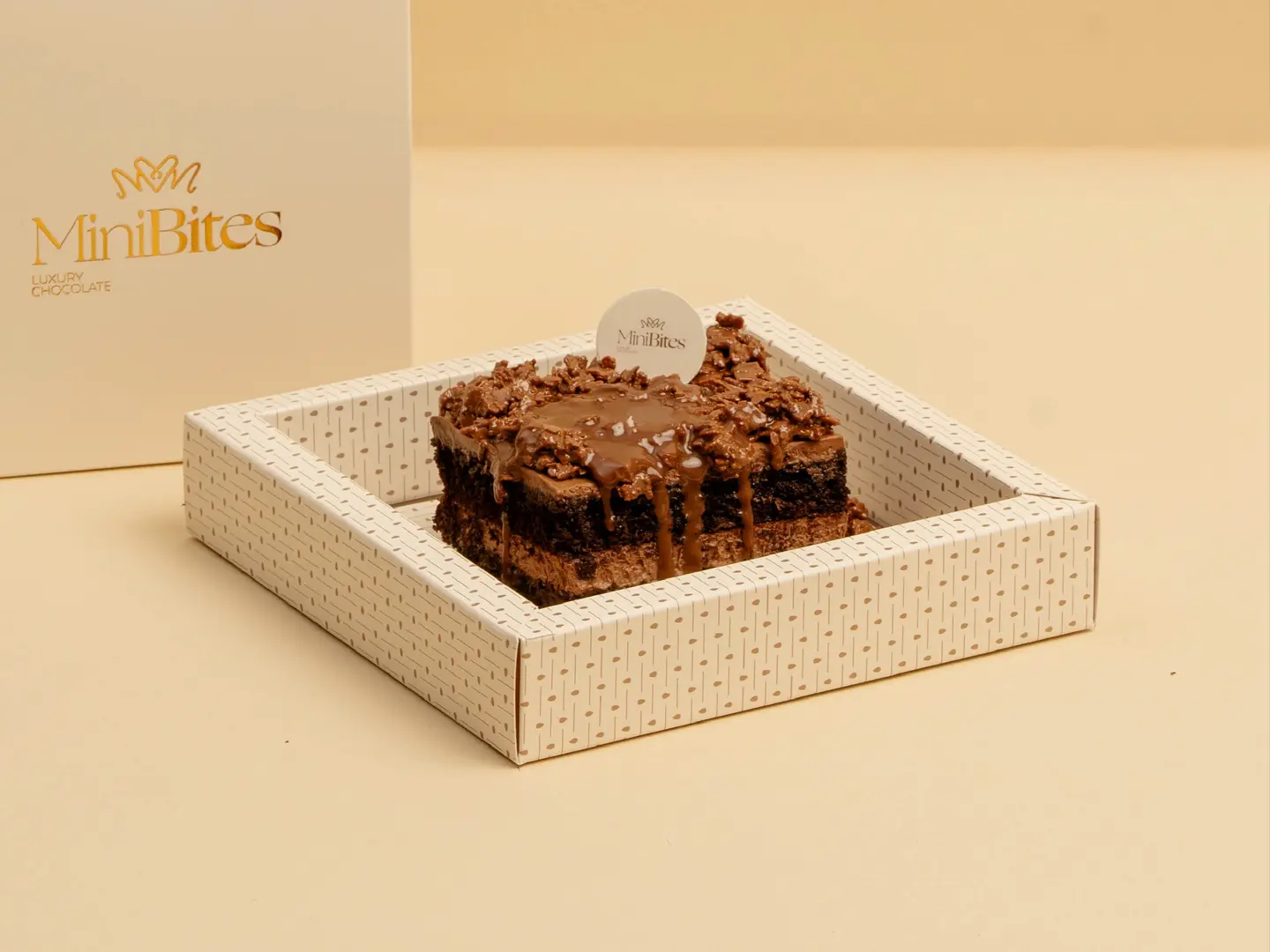 Chocolate Caramel Pudding Slice