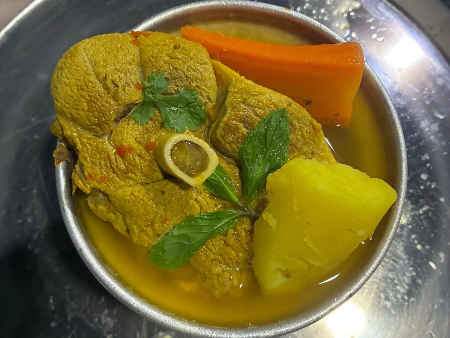 لحم برمه مع رز شغبي