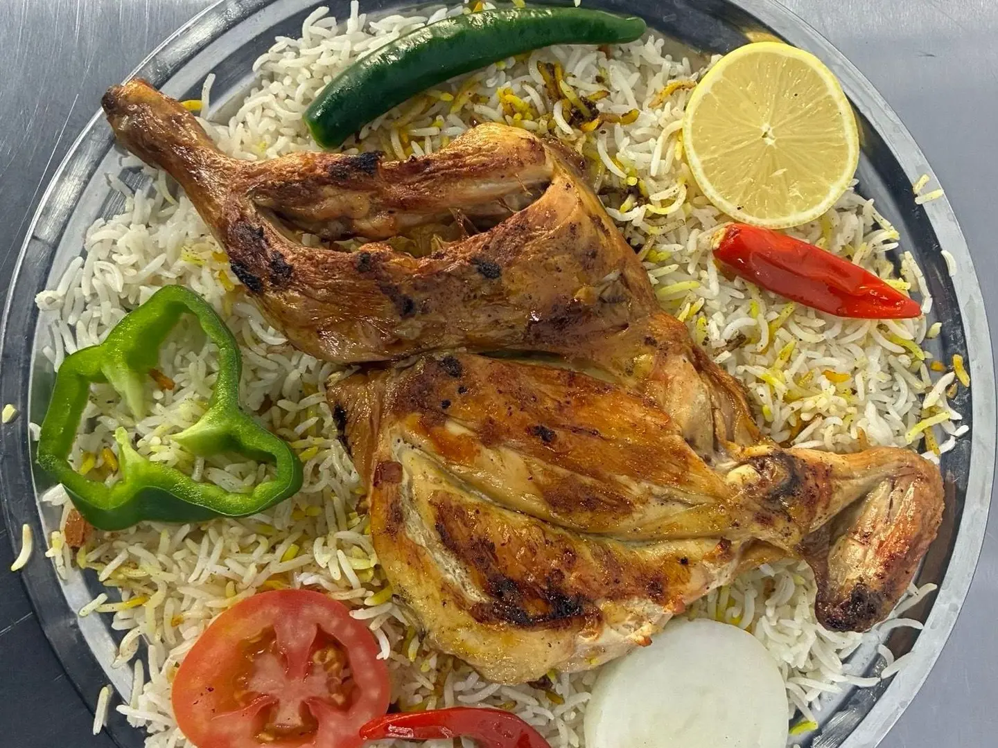 Madbi Chicken With Shabi Rice