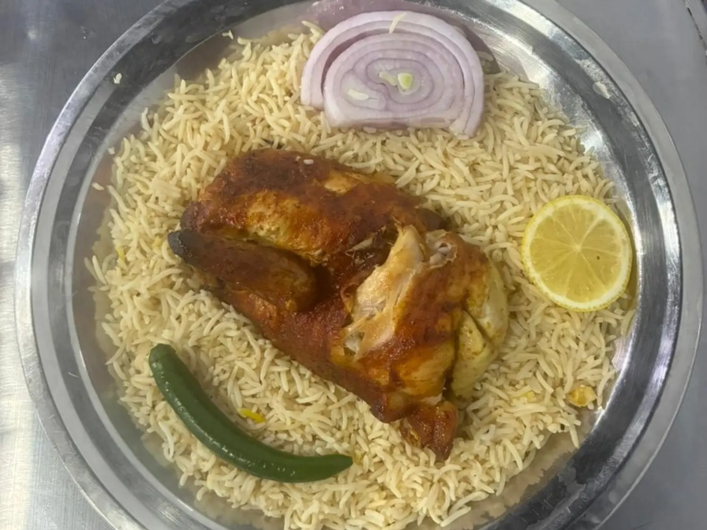 Chicken Grill With Hanneth Rice