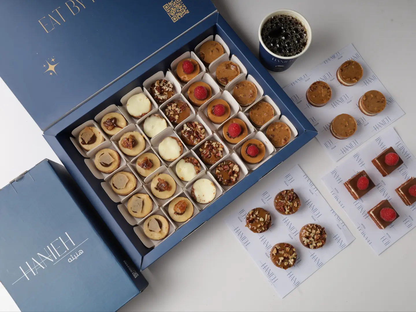 Mini Cheesecake Mix Box ( 30 Pieces) With Todays Coffee Box