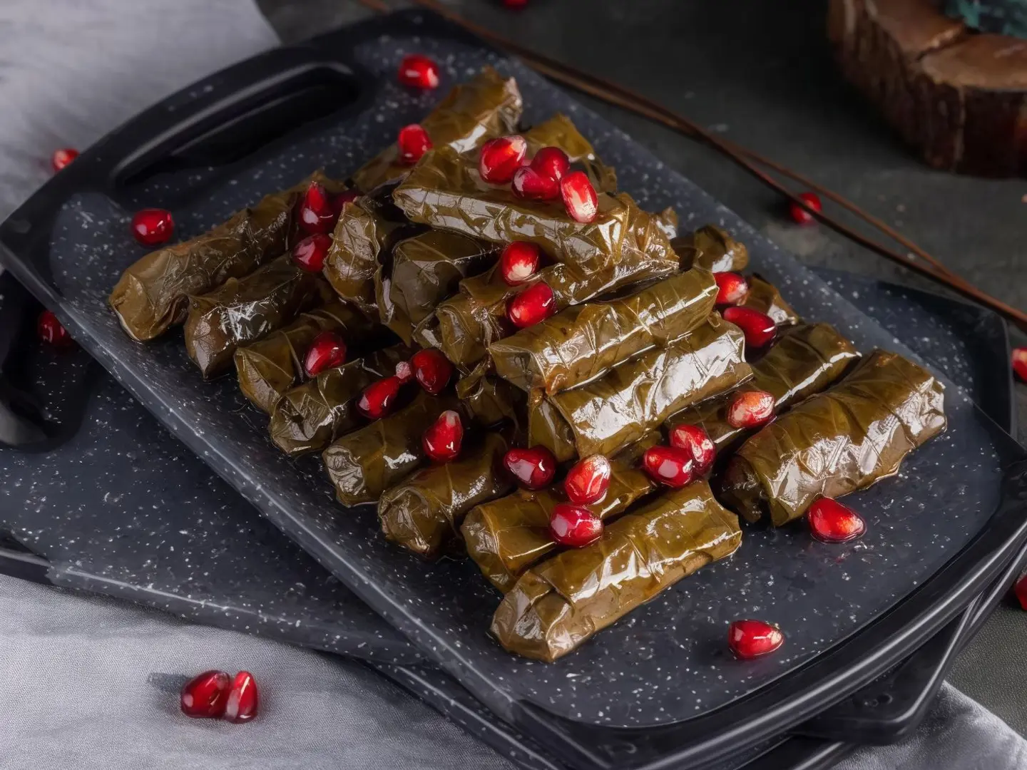 ورق عنب بدبس الرمان
