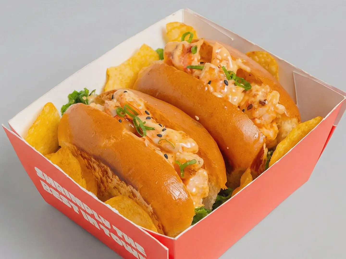 Grilled Shrimp Bread Roll