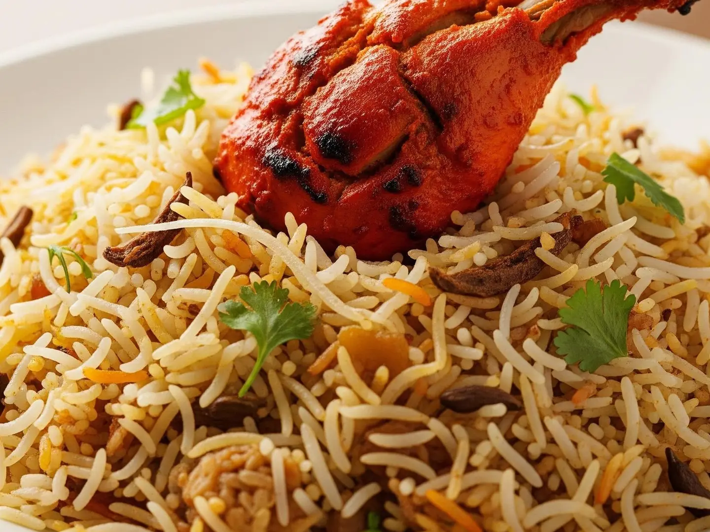 برياني مع دجاج تيكا