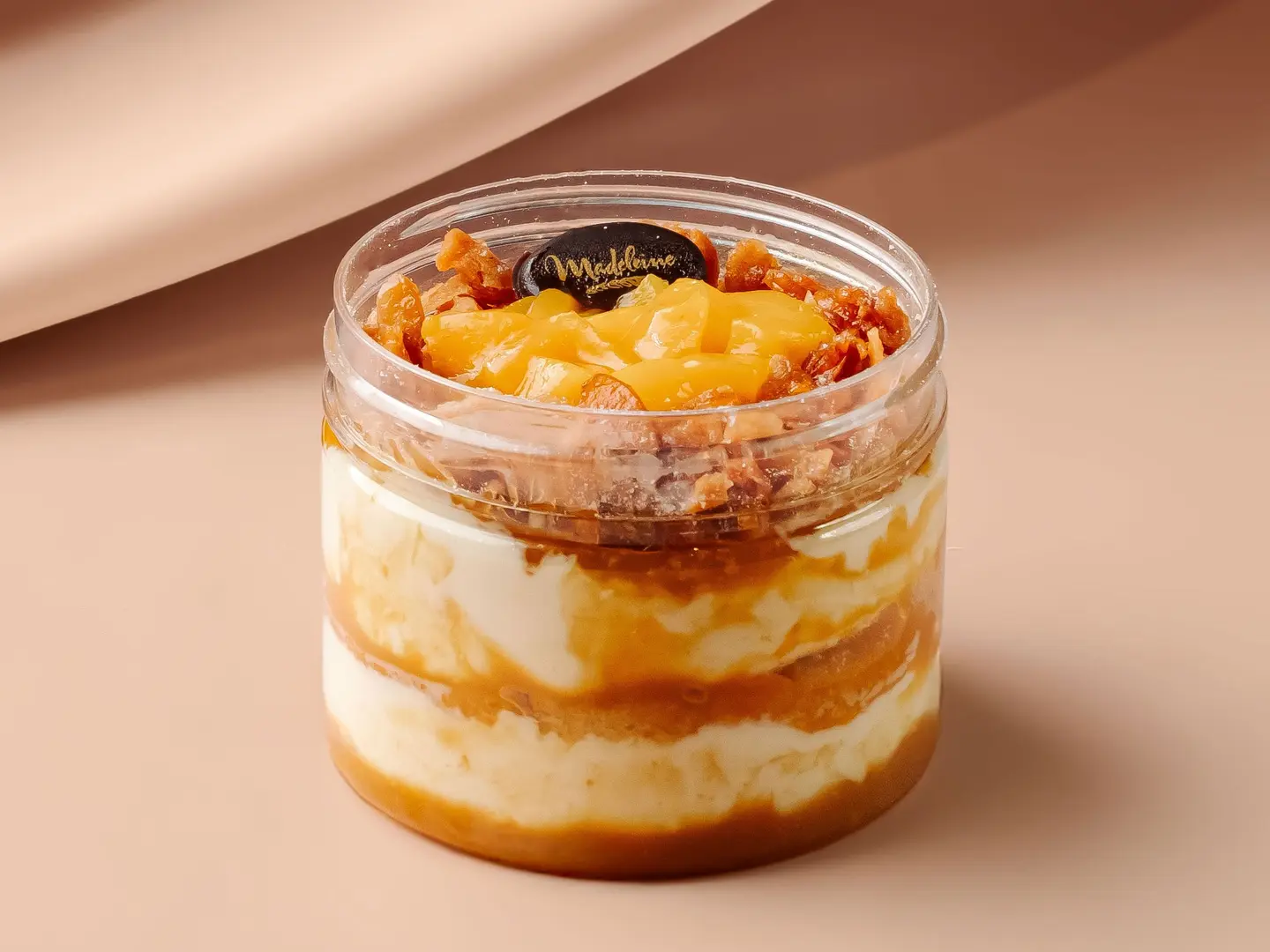 Small Mango Cream Brulee