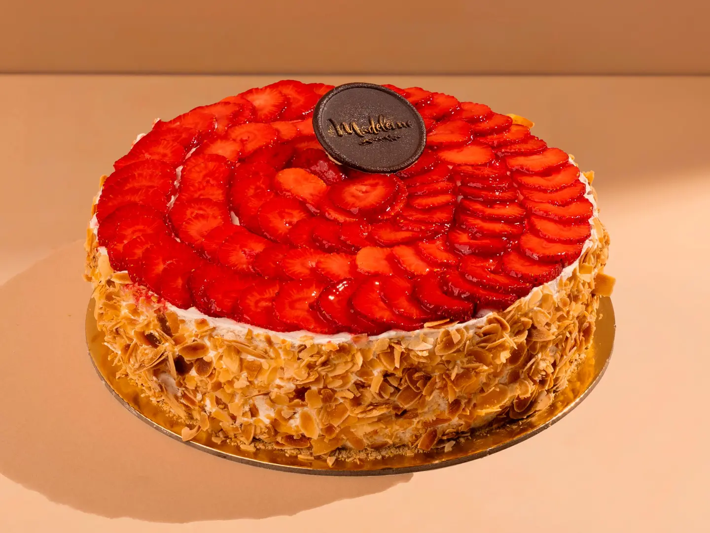 Strawberry Almond Cake
