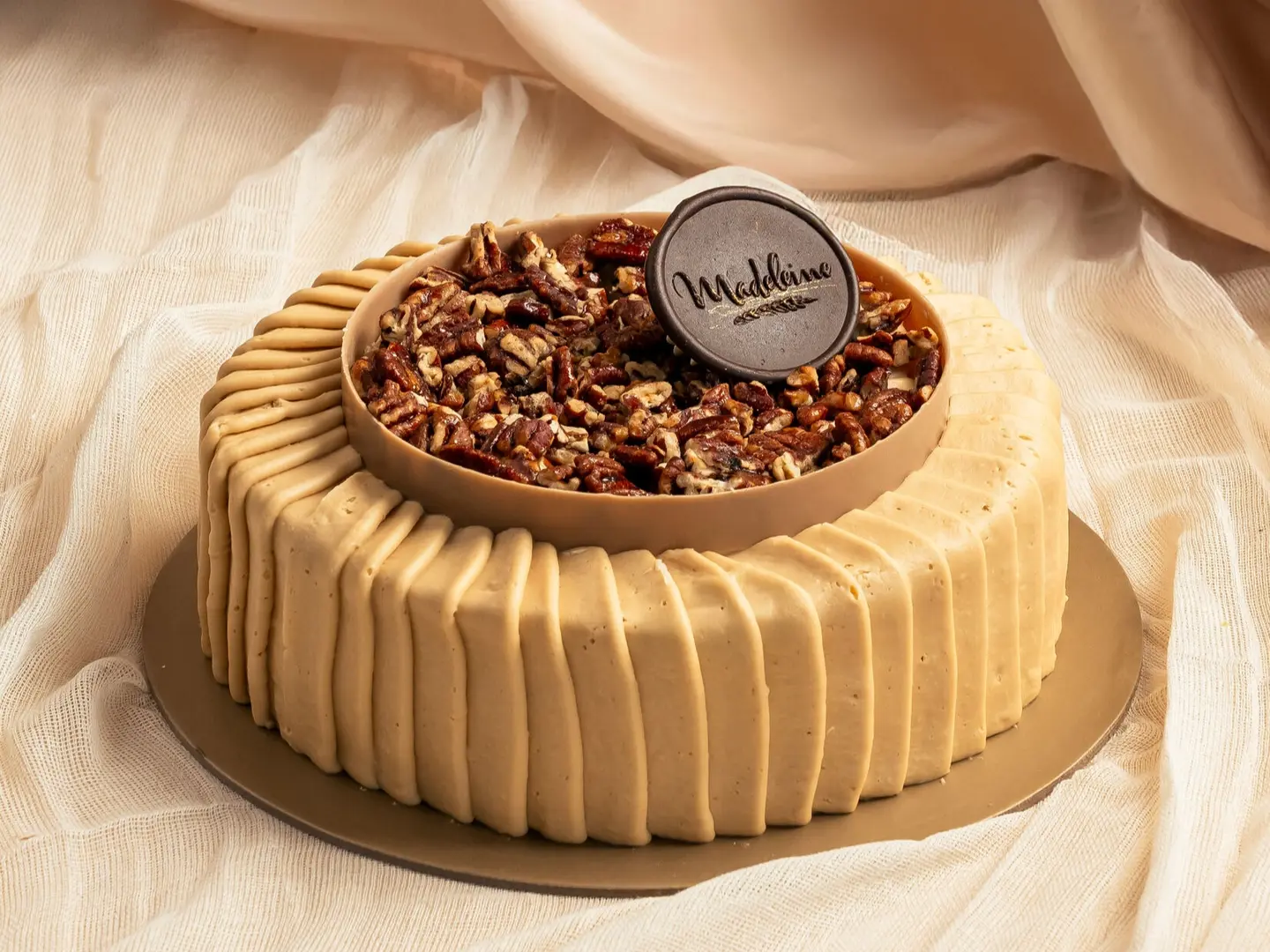 Big Carrot Caramel Pecan Cake