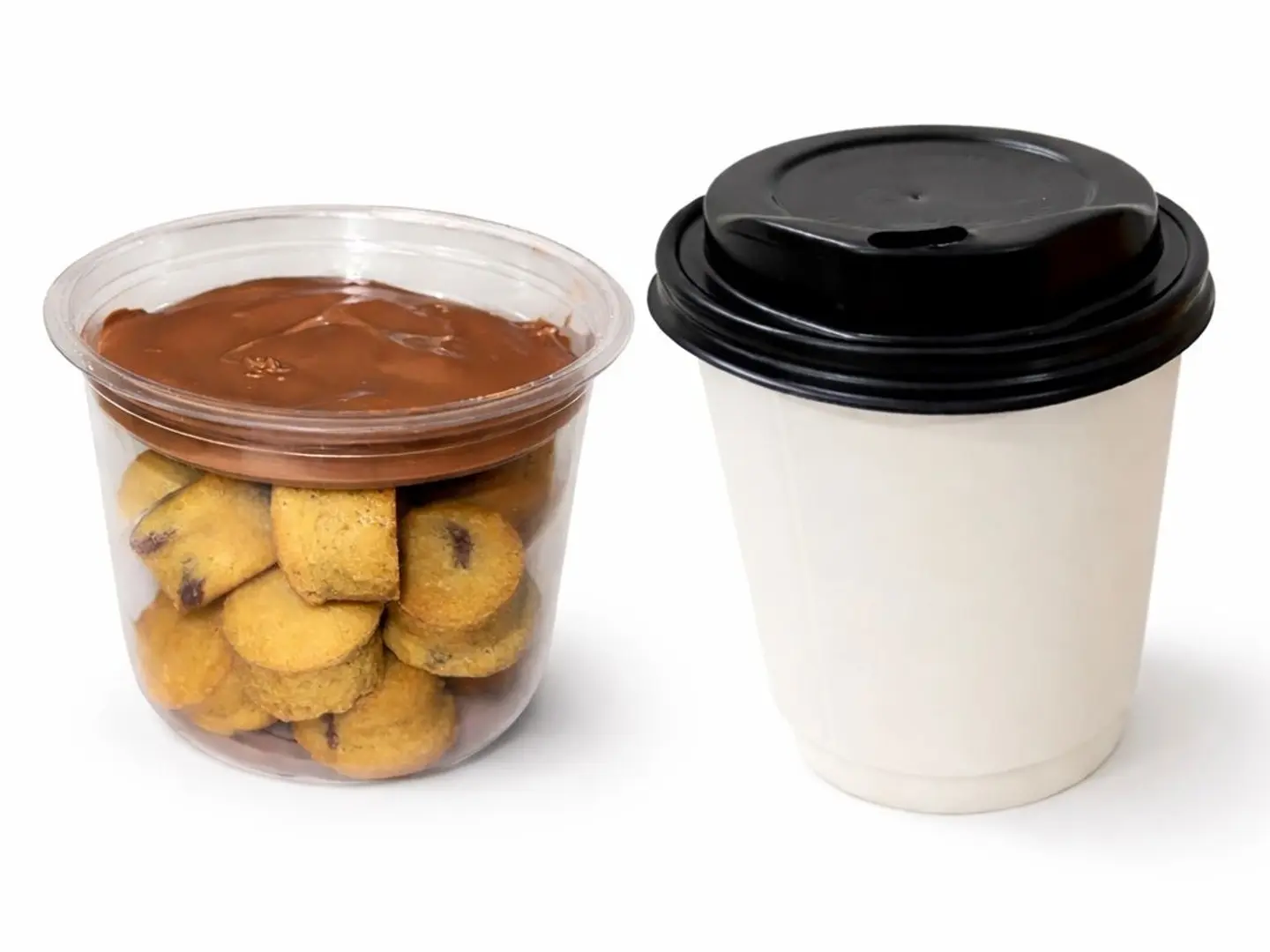 Coffee Cup With Mini Cookies