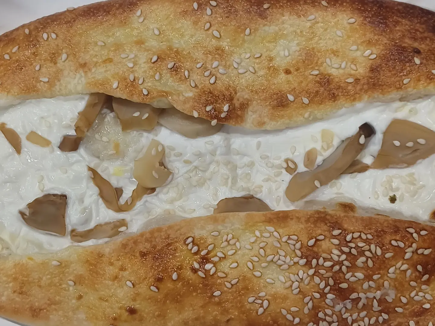 Labneh With Mushrooms