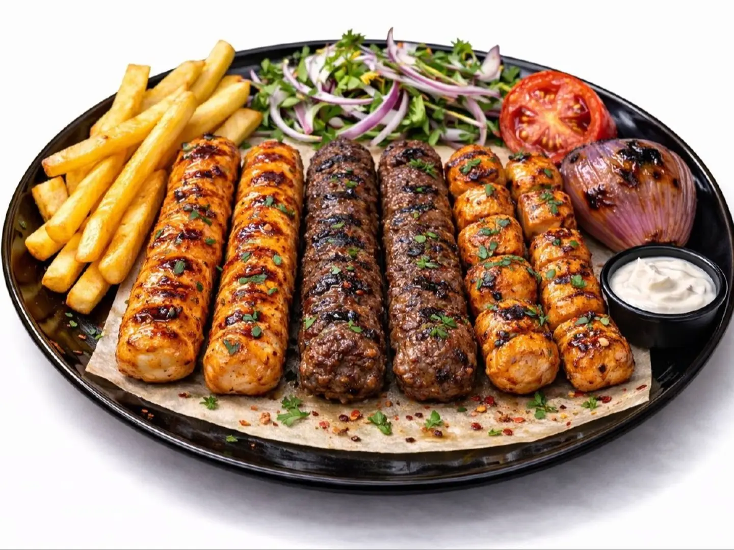 Six Pieces Of Mixed Grills