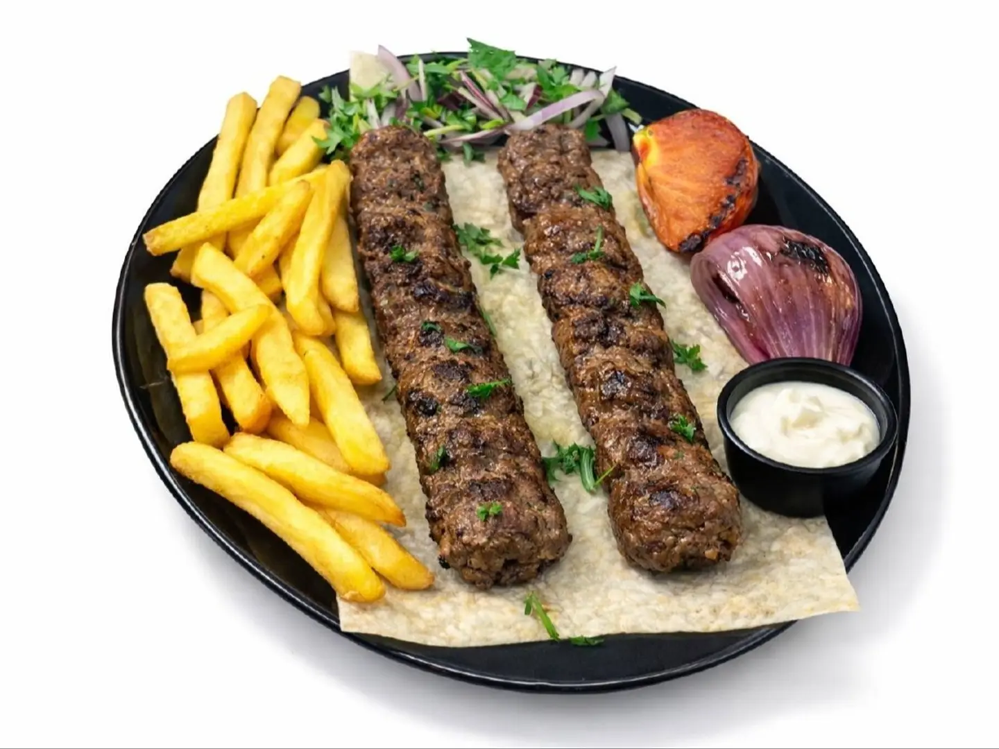 Two Pieces Of Lamb Kebab