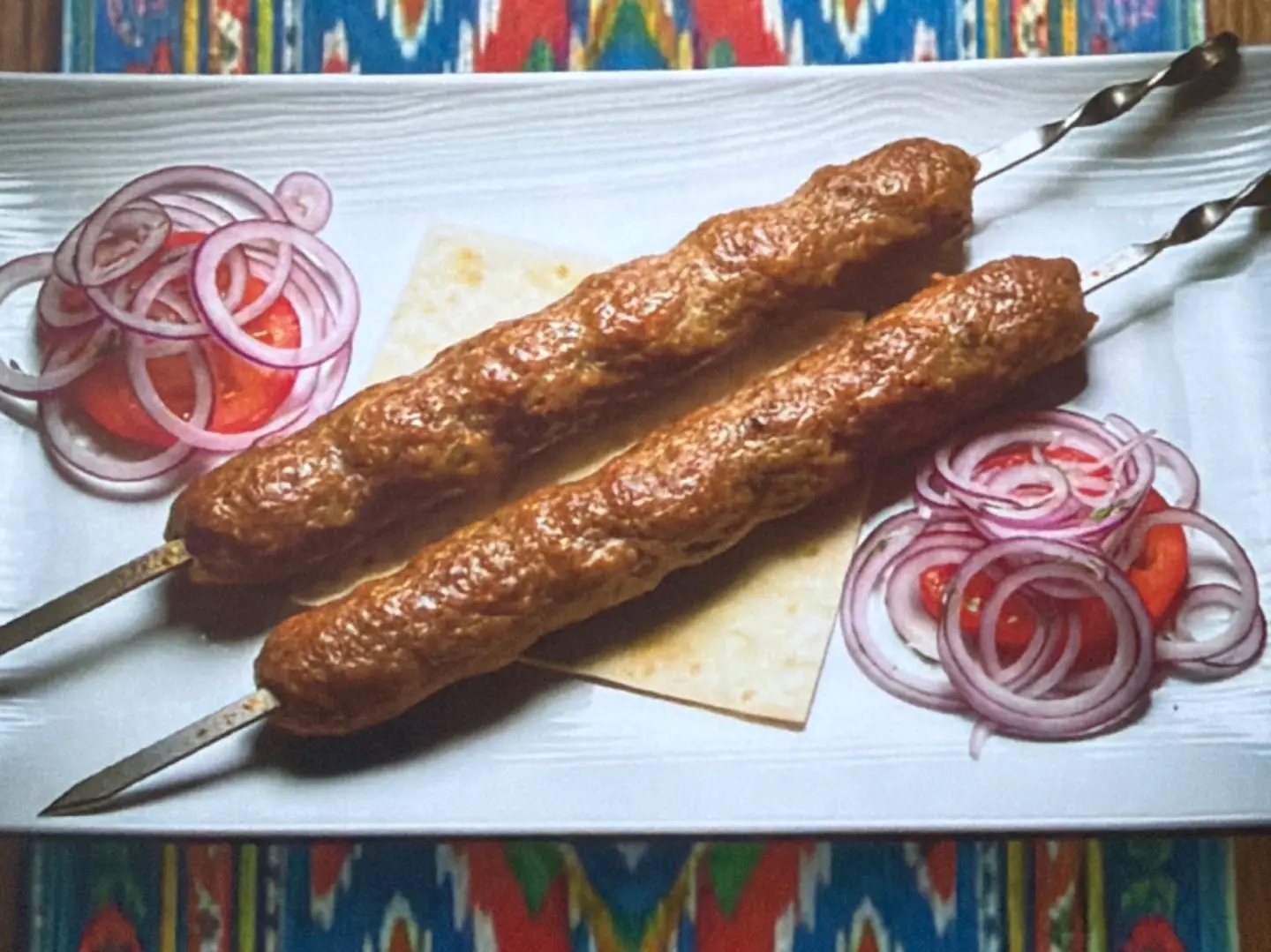 كباب لحم سيخ واحد