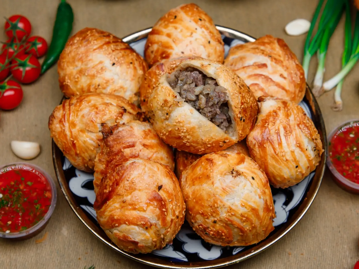 Qarsillama Somsa Gosht