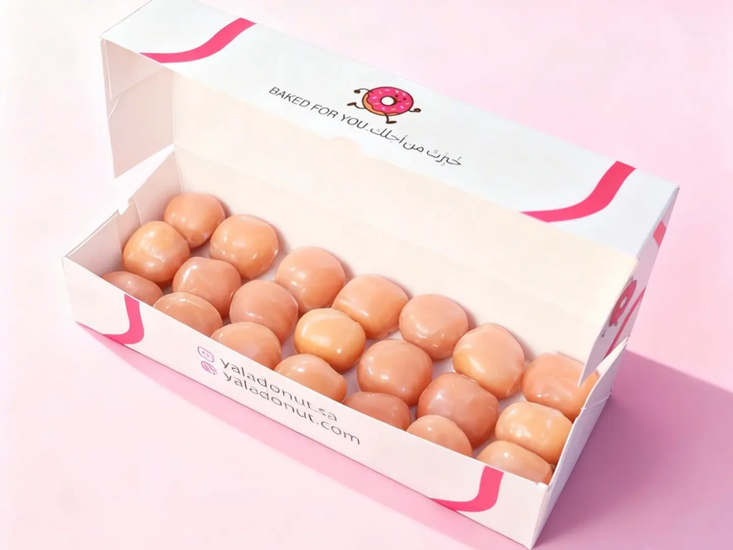 Tiny Glazed Donuts 21 Pcs