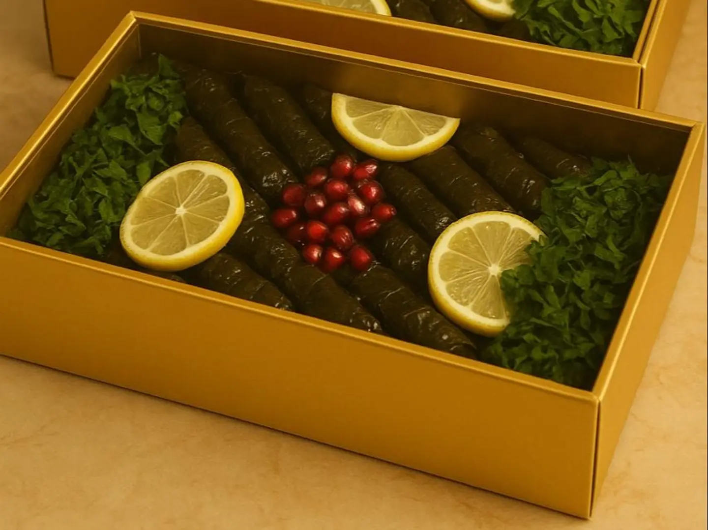 Spicy Grape Leaves