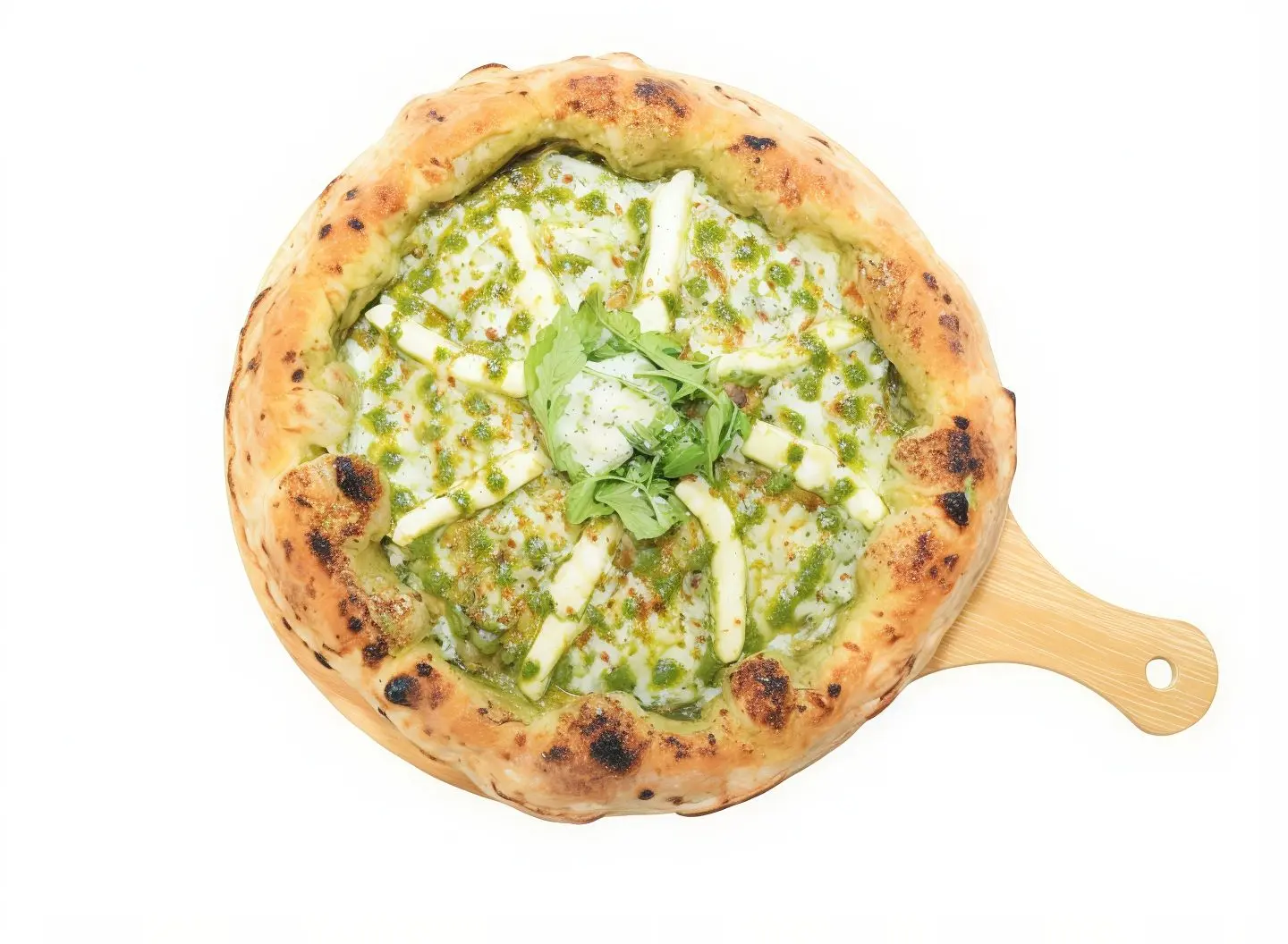 Halloumi With Pesto Pie