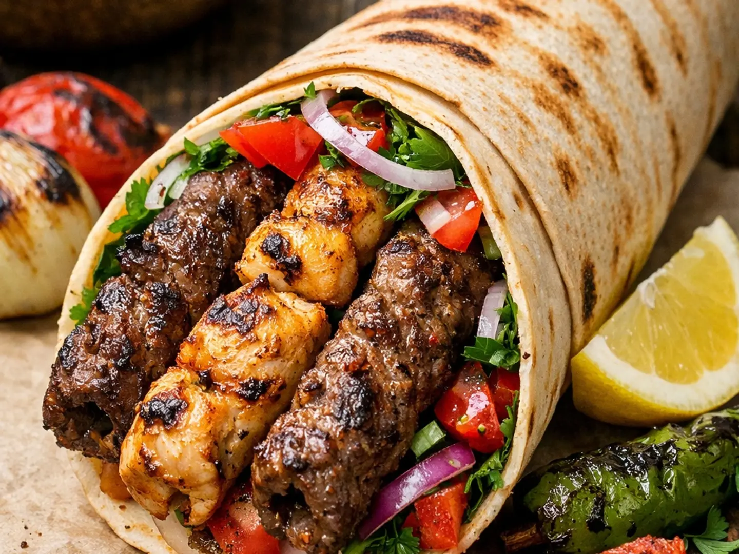 صاروخ مكس كباب لحم كباب دجاج