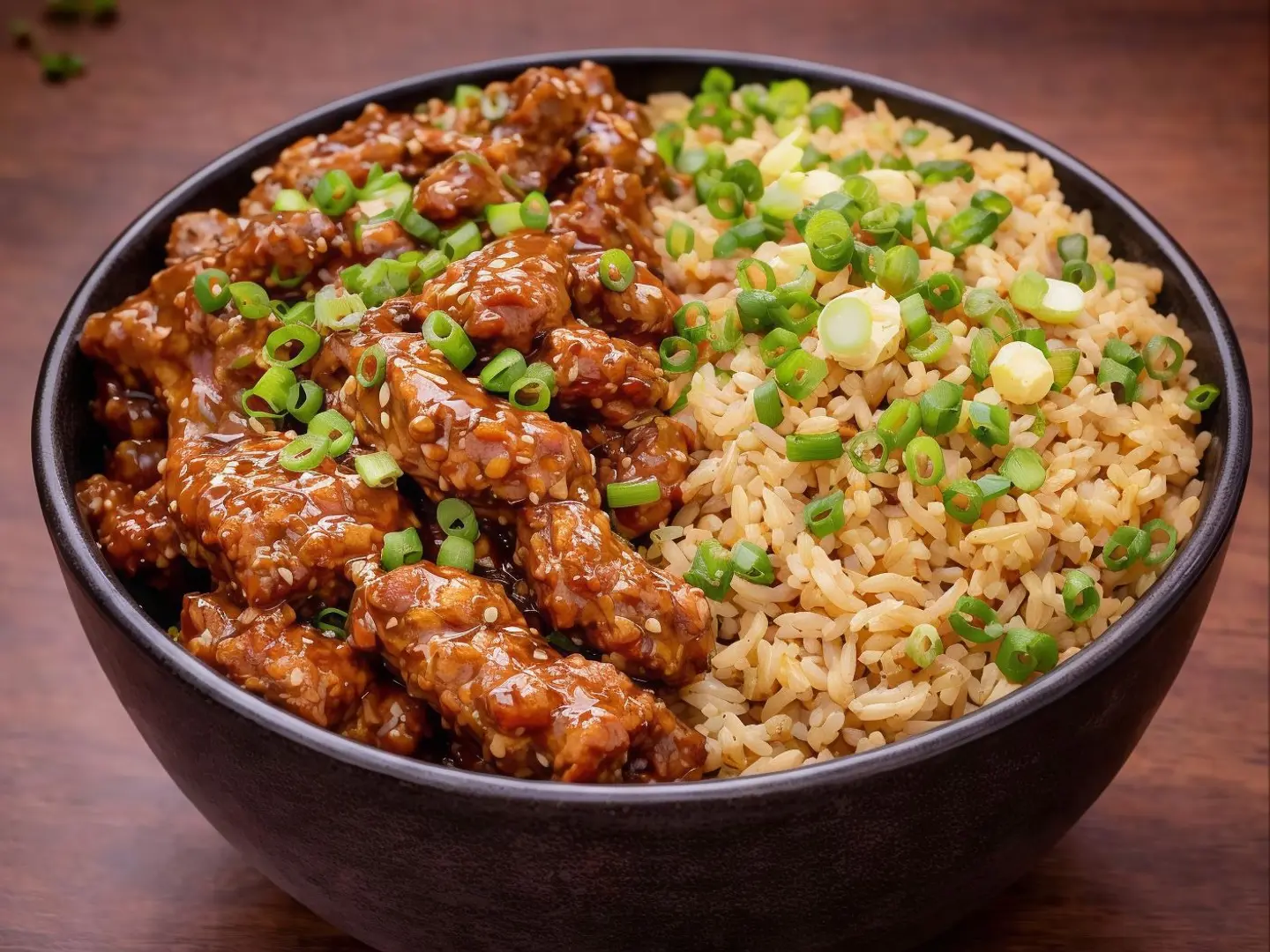 Fried Rice With Beef And Vegetables
