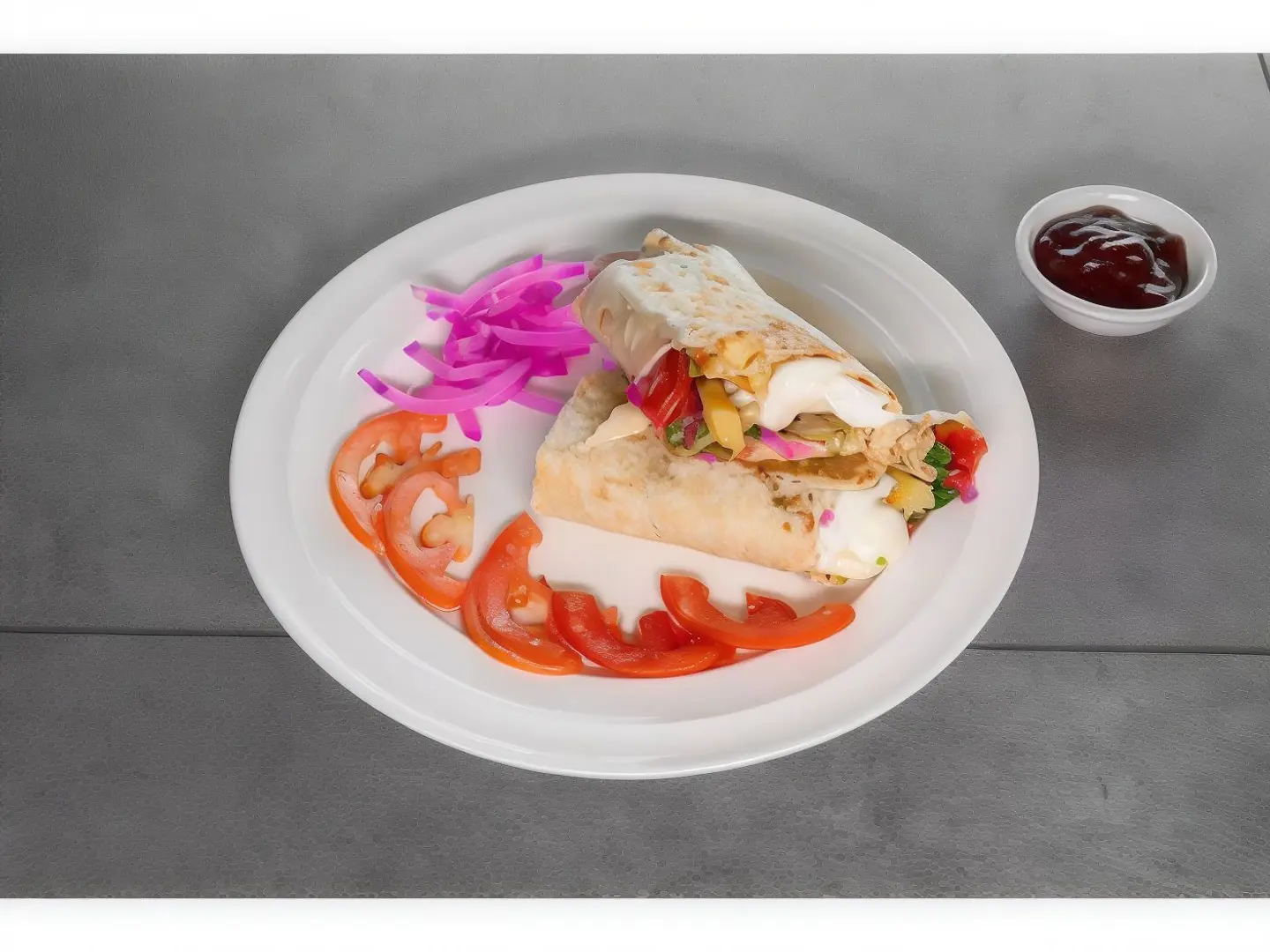 Falafel With Cheese Sandwich