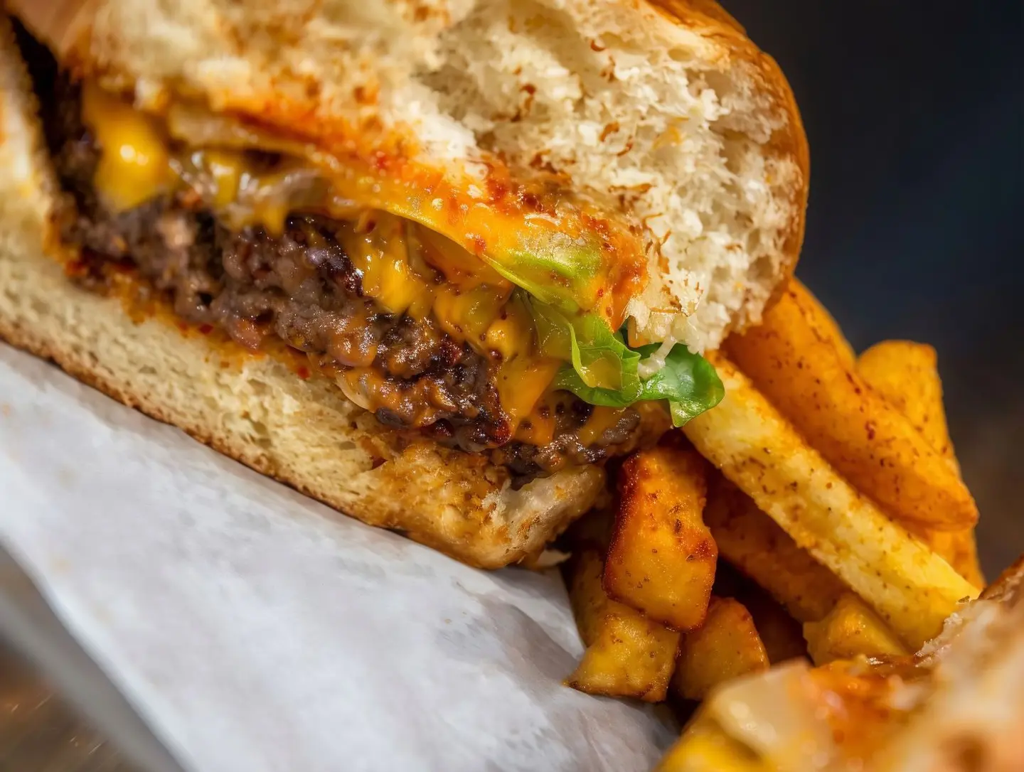 Smash Beef Burger Sandwich