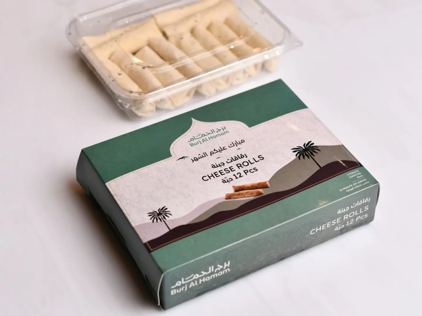 لفائف الجبن المجمدة