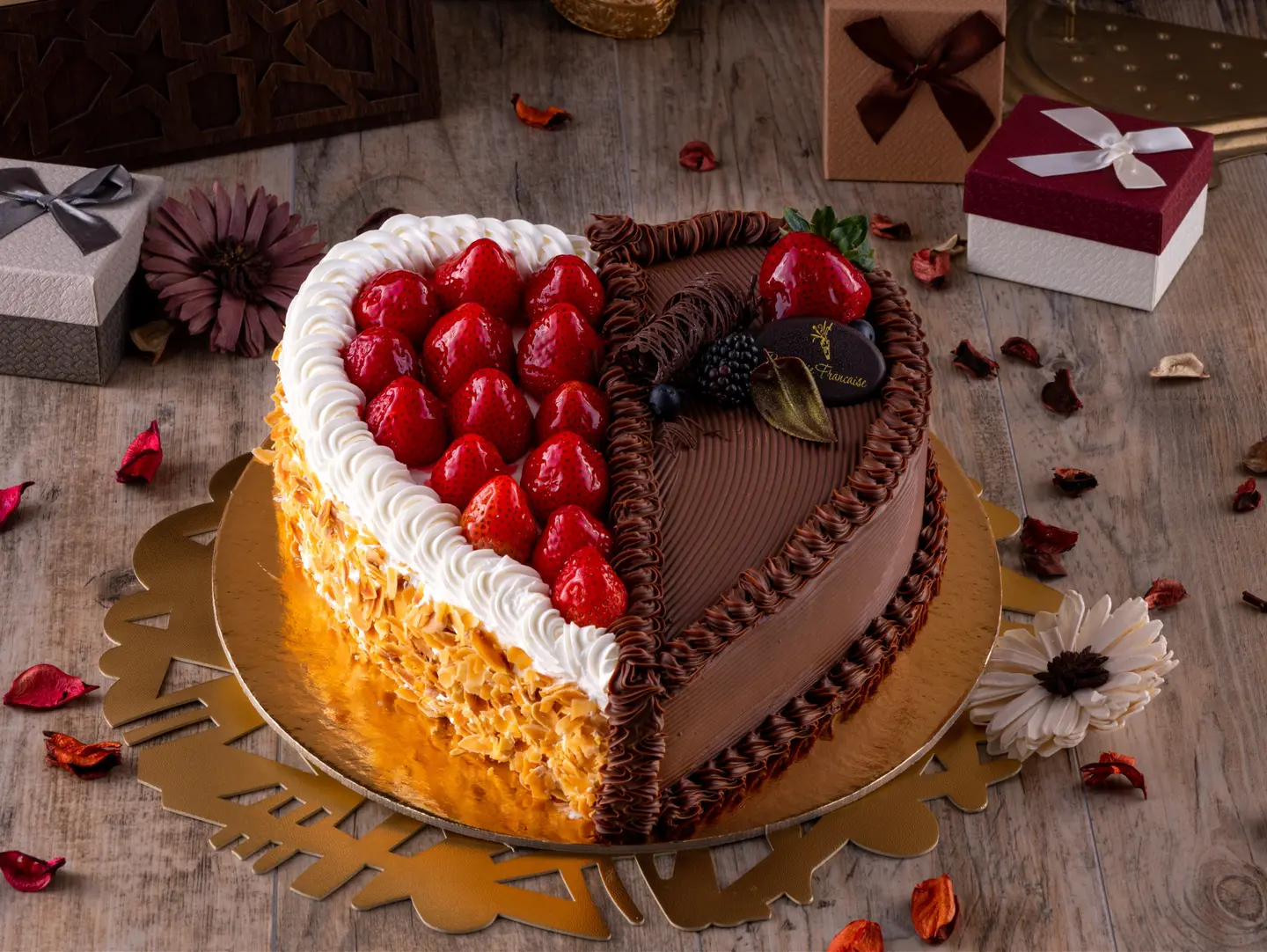 Half And Half Cake
