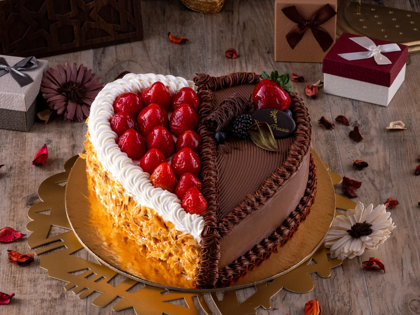 Half And Half Cake