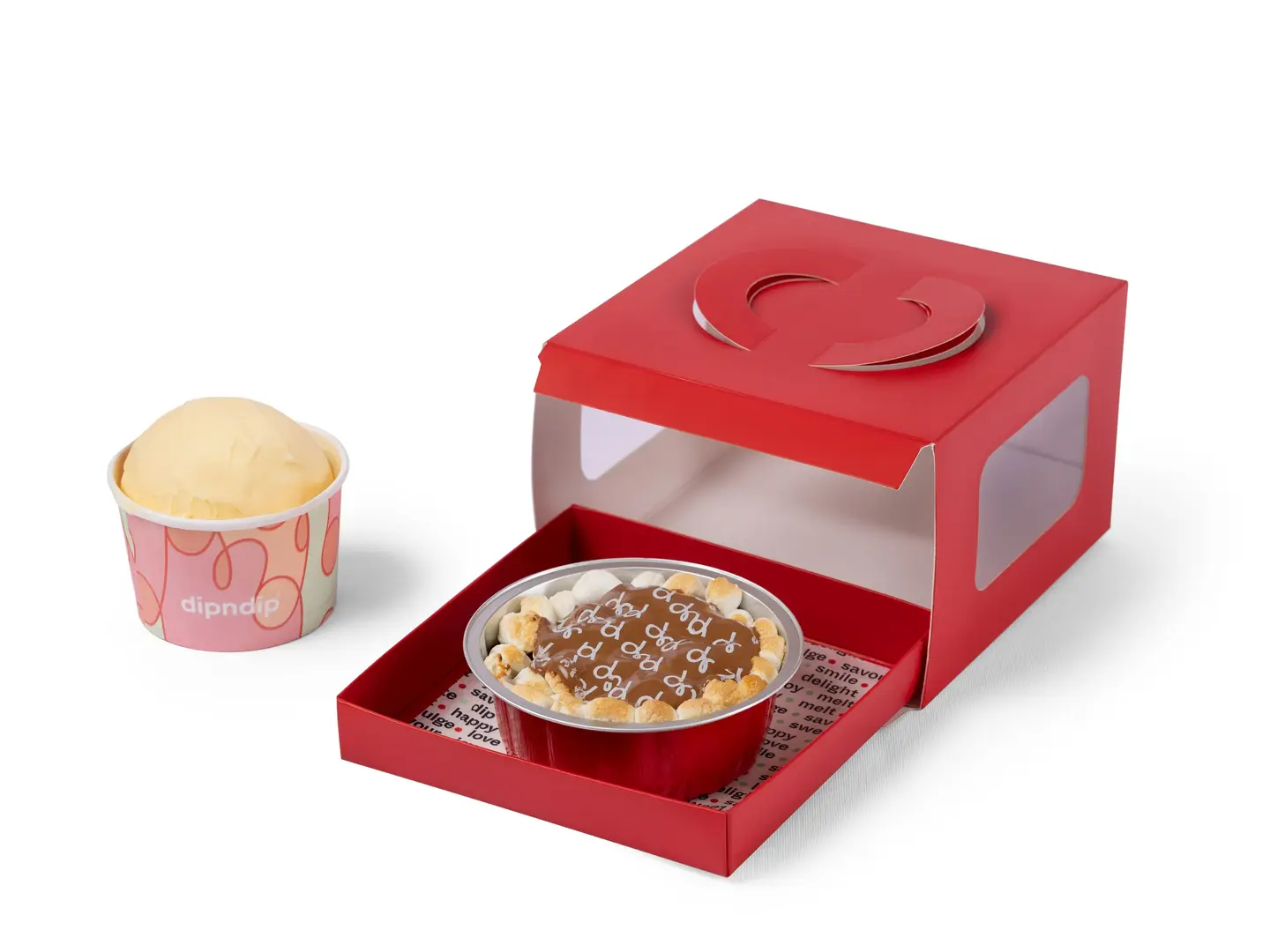 Smores Molten With Ice Cream