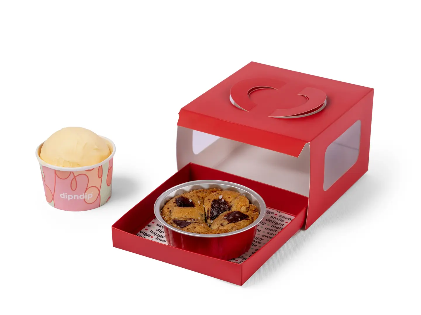 Choco Lava Cookies With Ice Cream