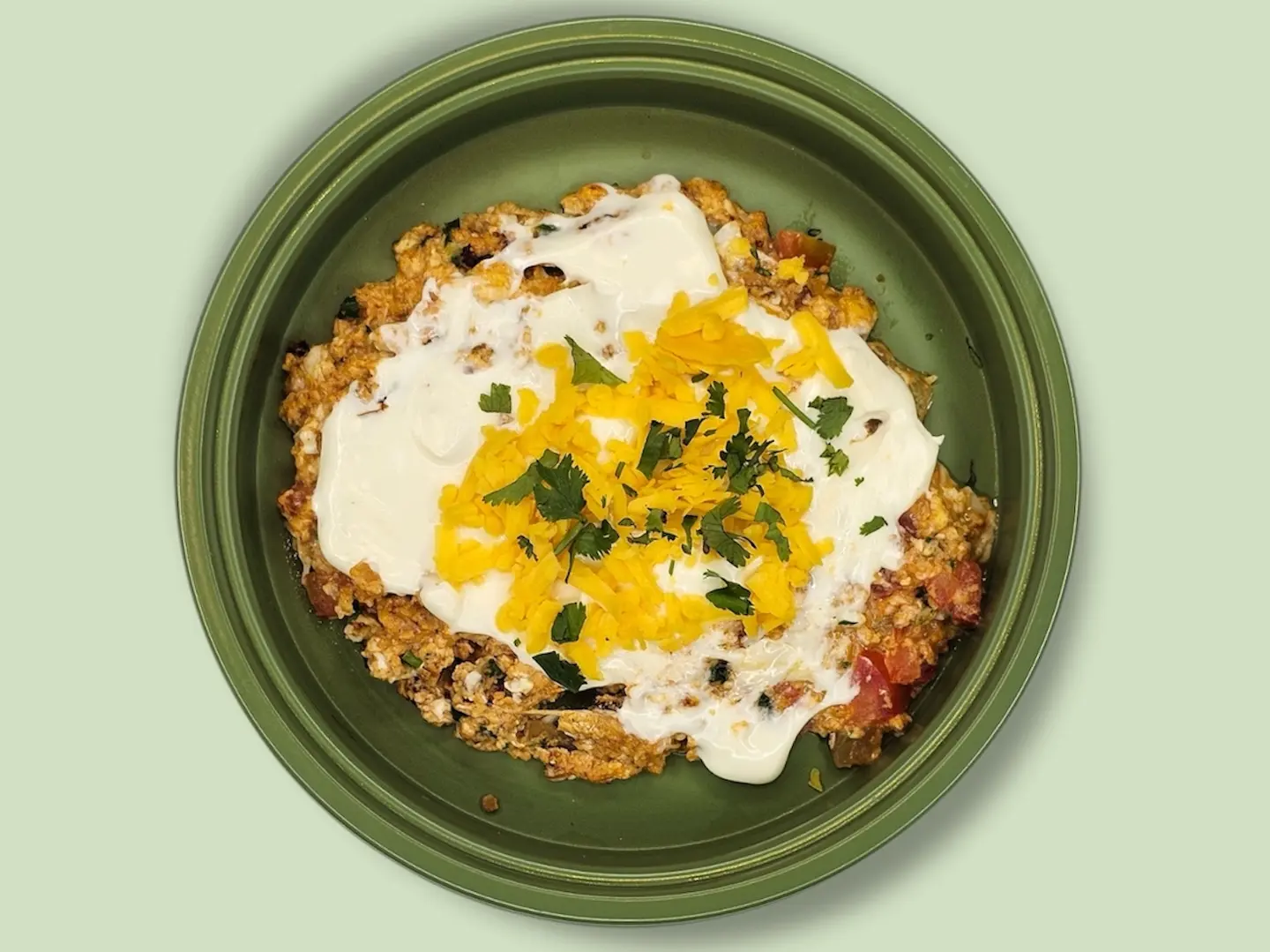 شكشوكة ريوق مع الجبنتين