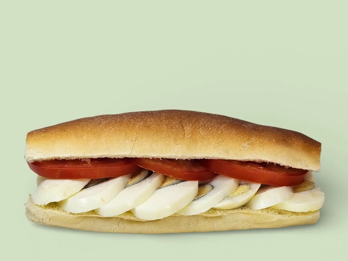 ساندوتش بيض مسلوق