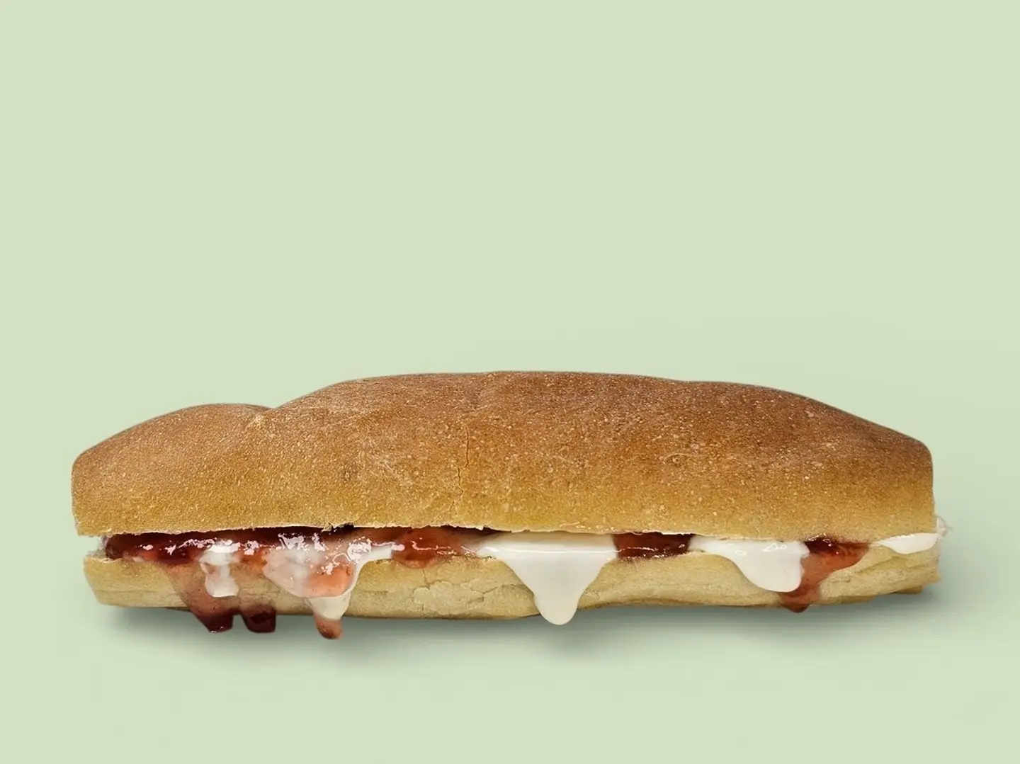 ساندوتش جبنة زبدة مربى