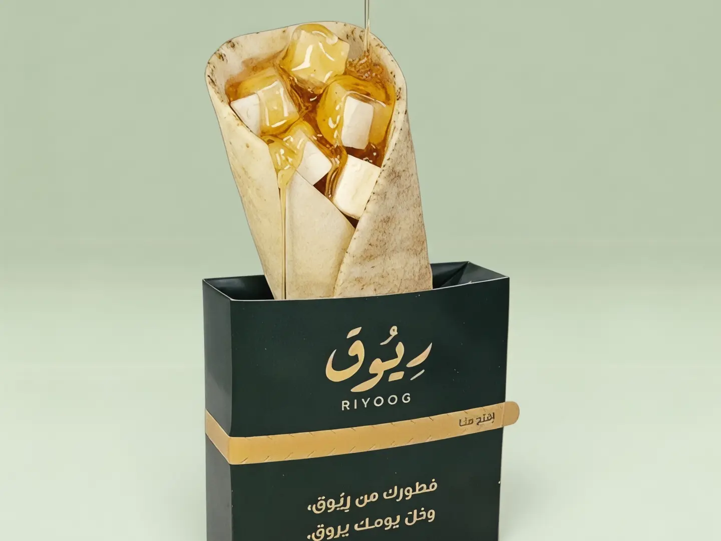 كيري مع العسل عيش لبناني - صغير