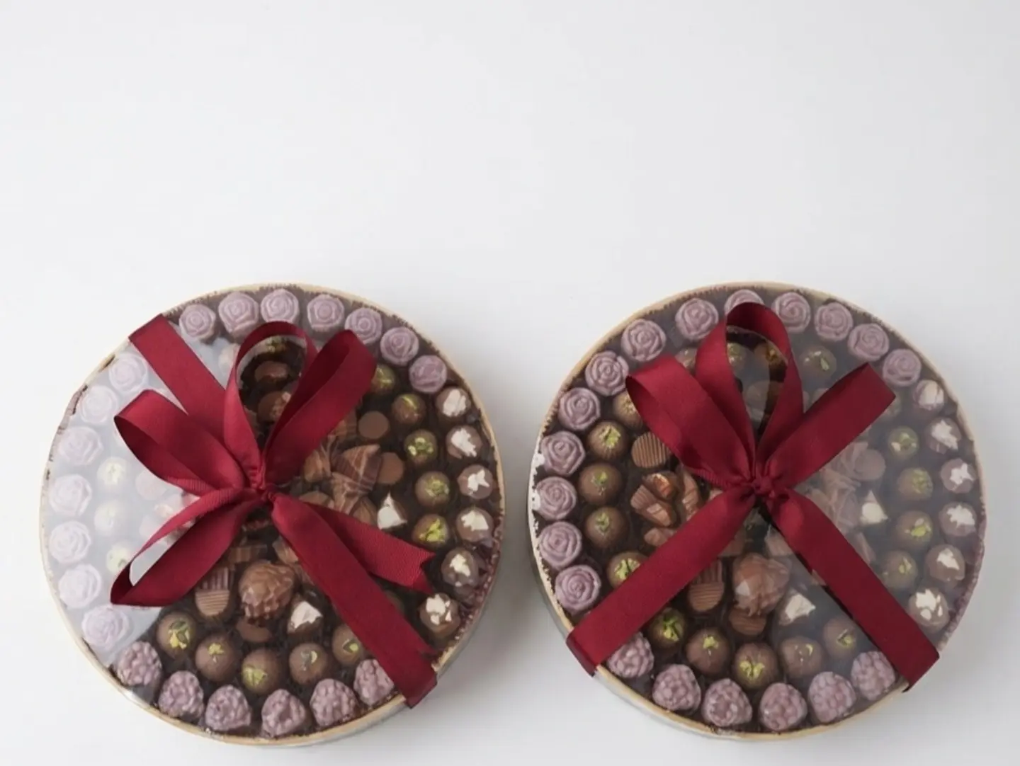 Tray Of Belgian Chocolate With Nuts