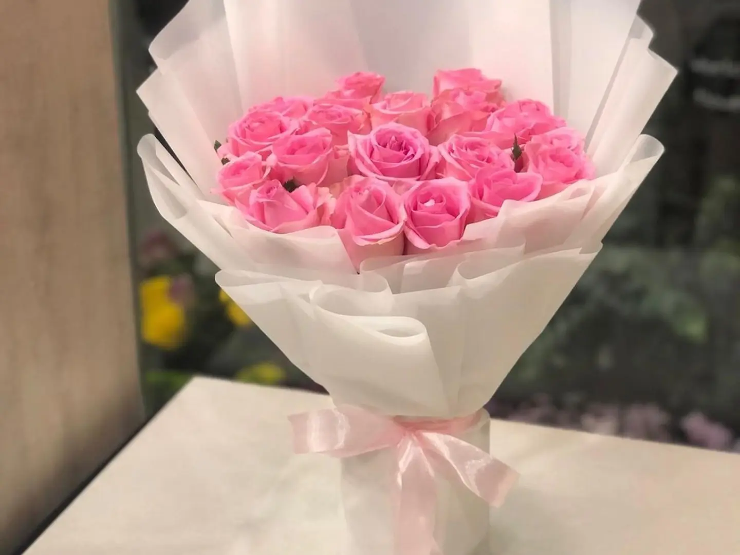Beautiful And Wonderful Pink Rose Bouquet