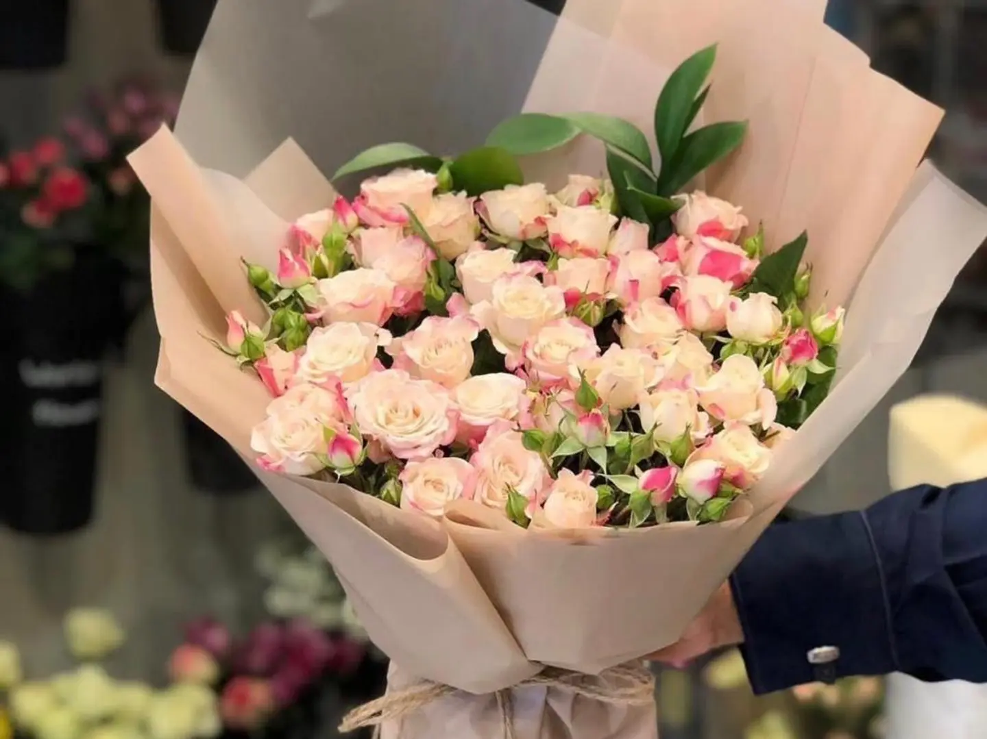 Baby Pink Rose Bouquet
